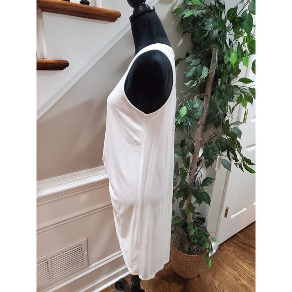 ASTR The Label Modal Blend Tie Knot Split Front High Low Style Tunic Tee Top XS - Picture 5 of 9